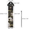 Unique Bargains 1 Set Car Tow Strap Ancient Japanese Element Trailer Belt Carp Pattern Black - 2 of 4