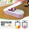Attop Multifunctional Food Chopper - Onion, Vegetable Slicer Dicer Cutter, Potato Cutter - Veggie Chopper with Container (4 in 1, White) - 3 of 4