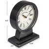 Storied Home Vintage Metal Mantel Clock - 3 of 4