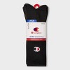 Champion Iconic Essentials Men's 6pk Cushion Crew Socks - 6-12 - 2 of 4