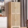 Jojoka 72''Kitchen Pantry Cabinet with Adjustable Shelves,Tall Storage Cabinet with 4 Doors and 1 Drawer for Kitchen,Light Oak - 4 of 4