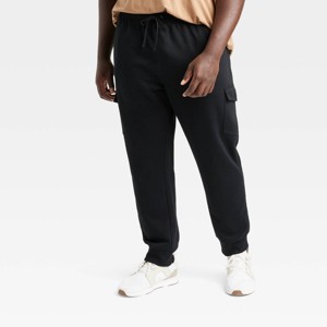 Men's Fleece Cargo Jogger Pants - Goodfellow & Co™ - 1 of 3