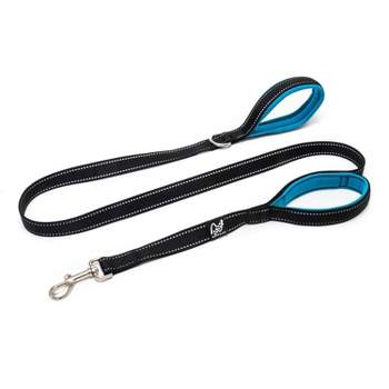 Happilax 5 ft Dog Leash for Medium to Large Dogs - Blue & Black