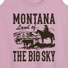 Women's - Instant Message - Montana Land Of Big Sky Graphic Racerback Tank - 2 of 4