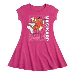 Girls' - Pokémon - Magikarp Fit & Flair Cap Sleeve Dress - 1 of 3