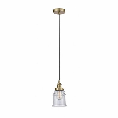 Canton - 1 Light Mini Pendant In Industrial Style-11 Inches Tall and 6 Inches Wide
