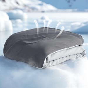 Cold Blankets for Sleeping - Lightweight Summer Blanket, Cooling Ice Breathable Double-Sided Bedding Essentials for Hot Sleepers - 1 of 4