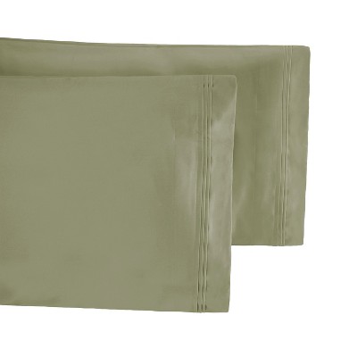 650-Thread Count Cotton 2-Piece Pillowcase Set by Blue Nile Mills