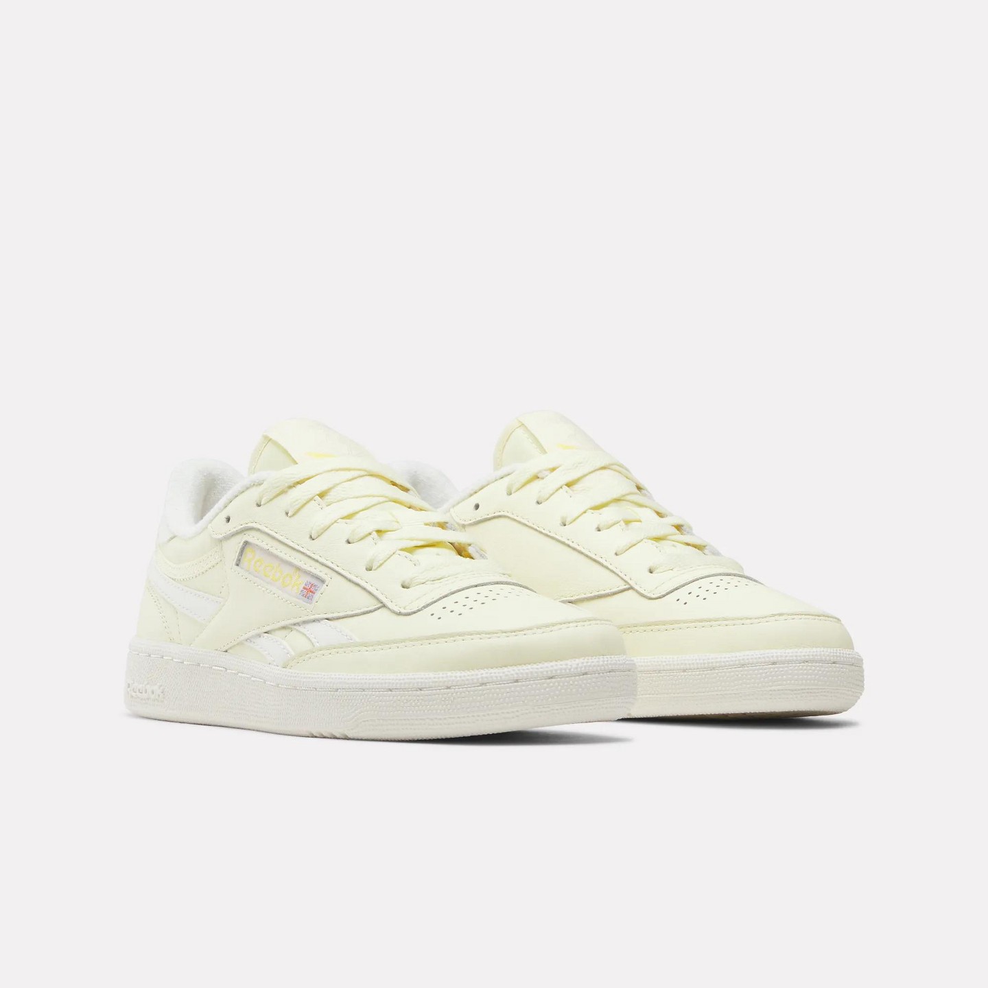 Женские кроссовки Reebok Club C Revenge Shoes Size 6 Raw Yellow/Chalk/Raw Yellow, цвет: Жёлтый — фото 4