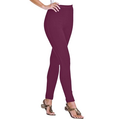 Woman Within Plus Size Stretch Cotton Legging