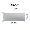 PiccoCasa 90 GSM Solid Soft Envelope closure Microfiber Body Pillowcase - 4 of 4