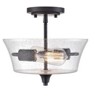 Millennium Lighting Caily 2 - Light Flush Mount in  Matte Black - 4 of 4