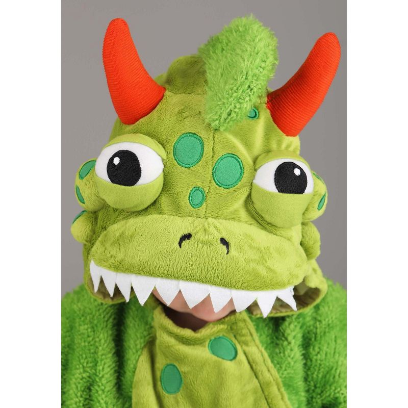 HalloweenCostumes.com Spotted Green Monster Toddler Costume for Boys., 5 of 7