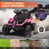 Jojoka 24V Electric Kid Toy 200W 4x4 Ride On ATV Car w/ Remato Control Adjustable Seat,4 Shock Absorbers, Wear-Resistant Wheels - 4 of 4