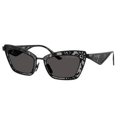 Dolce & Gabbana DG 2311 01/87 Womens Cat-Eye Sunglasses Black 51mm