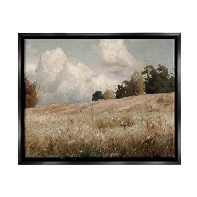 Stupell Industries Classic Nature Field LandscapeFloater Canvas Wall Art