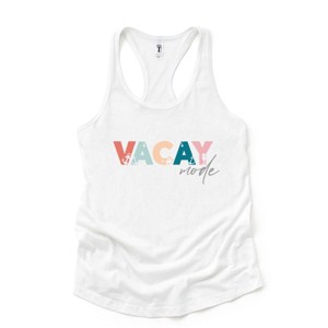 Simply Sage Market Vacay Mode Colorful Racerback Tank - 1 of 4