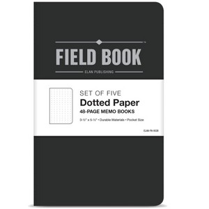 Elan Publishing Company Mini Field Book Set - Dots Text / Black Cover - 1 of 4