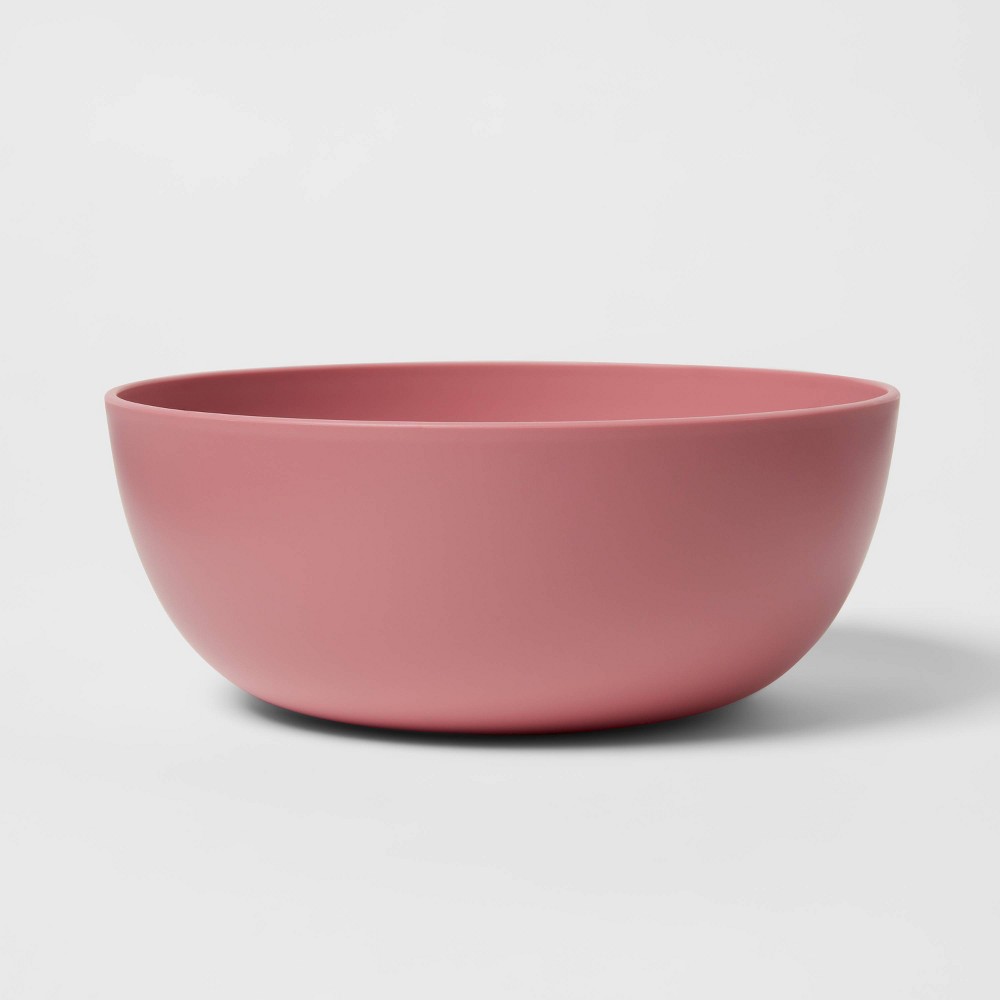 37oz Plastic Cereal Bowl Coral - Room Essentials