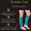 Tipi Toe Unisex 3 Pairs Bright Colored Dual-Tone Dreams Calf Compression Tube Sleeves 12-14 mmHg Great for Athletic & Medical Use, Size Medium - 2 of 4