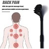 Maison Products Extendable Back Scratcher with Telescoping Handle – Stainless Steel, Portable, and Durable – Ideal for Hard-to-Reach Itches - Black - 2 of 4