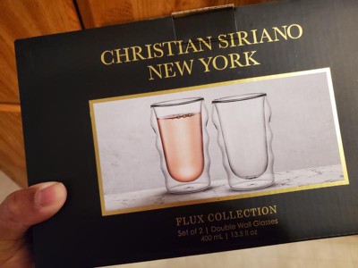 CHRISTIAN SIRIANO NEW YORK Floret Double Wall Insulated Glasses