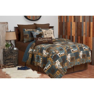C&F Home Timber Trails Rustic Lodge Cotton Quilt Set  - Reversible and Machine Washable - 1 of 4
