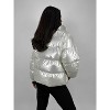 Women's Pearl Sheen Puffer Coat - CRESCENT - image 3 of 4