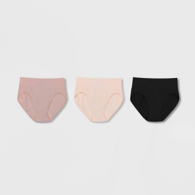 Hanes Premium Women's 4 Pair Seamless Body Toner Smoothing Hicut Underwear  5 for sale online