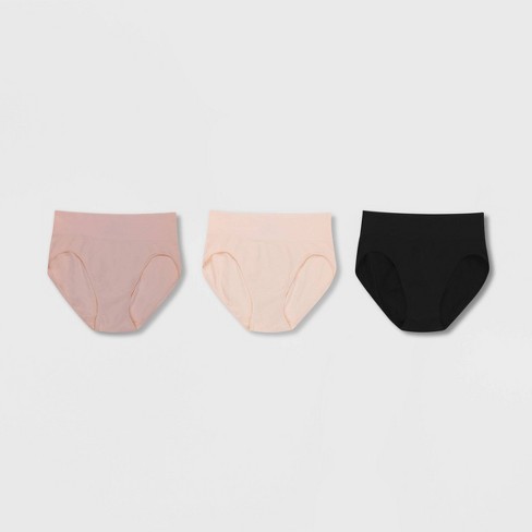 Hanes Women's Originals Underwear, Seamless Rib Hi-Leg Bikini Panties,  6-Pack : : Clothing, Shoes & Accessories