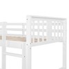 PAGED Twin over Twin Bunk Bed, Modern Wooden Bed Frame with Full Length Guardrails and Ladder for Bedroom - 4 of 4