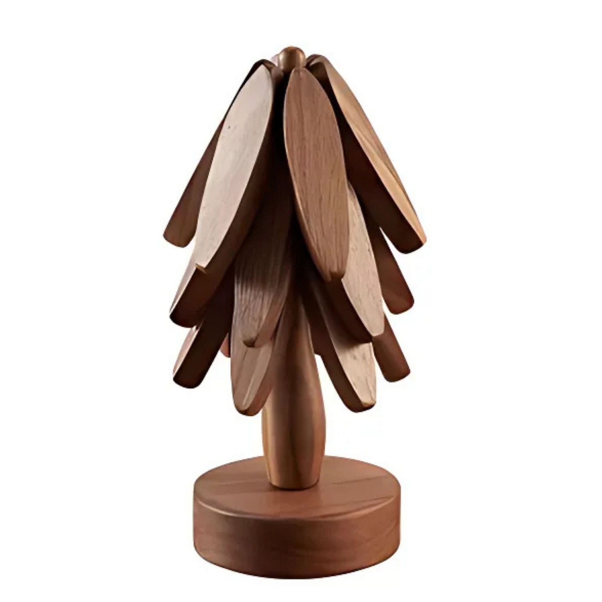 Kitcheniva Tree Design Wooden Trivets - Heat Resistant Bamboo Coasters for Hot Cups, Mugs, and Pots