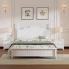 NicBex Full/Queen Vintage Platform Bed Frame with Headboard,Retro Style Wood Platform Bed,No Box Spring Needed,Easy Assembly,Walnut/White - 2 of 4