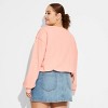 Women's Bubble Hem Sweatshirt - Wild Fable™ - 3 of 3
