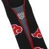 Naruto Akatsuki Cloud Men's Black Crew Socks - 3 of 4