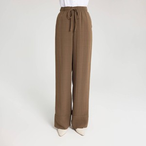 Women's Pull-On Linen Like Straight Leg Pants - A New Day™ - 1 of 4