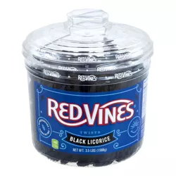 Red Vines Black Licorice Twists - 56oz