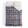 Deny Designs Ninola Design Checks Tartan Blue Queen/Full Comforter and Sham Set (2-3pc Set) - 2 of 4