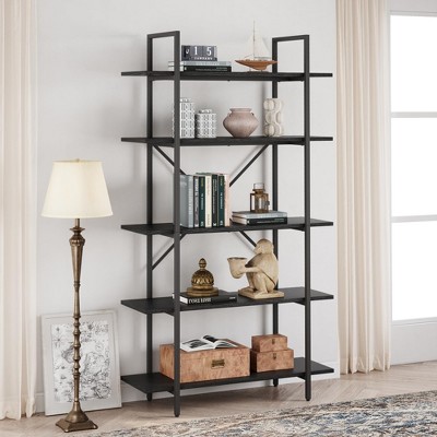5 Tier Bookshelf, 67.9¡± Book Shelves for Living Room, Large Bookcase with 5 Open Bookshelves