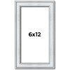 PosterPalooza | Panoramic Classic Silver Picture Frame - UV Acrylic, Foam Board Backing, Hanging Hardware - 2 of 4
