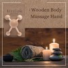 Evideco French Home Goods Natural Wood Handheld Massager - Relaxing Muscle Relief, Revitalizing Scrubbing Roller - Soothing Back & Body Therapy Tool - 2 of 4
