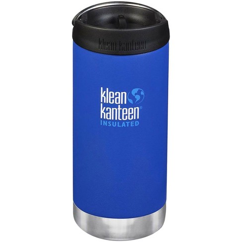 Klean Kanteen 16oz Tkwide Insulated Stainless Steel Water Bottle With Twist  Straw Cap - Blue : Target