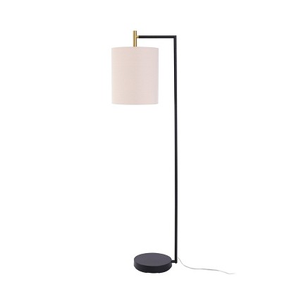 Fabric Lantern Floor Lamp Black (Includes LED Light Bulb) - Project 62™