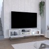 NicBex Modern TV Stand Hairpin Stand with Spacious Storage Entertainment Center with Cable Management Holes for Living Room - 2 of 4