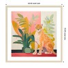 Amanti Art Pet Cheetah I by Walker Noble Wood Framed Wall Art Print - 4 of 4