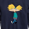 Boys' - Hey Arnold! - Distressed Arnold Graphic Long Sleeve Fleece Sweatshirt - 2 of 4