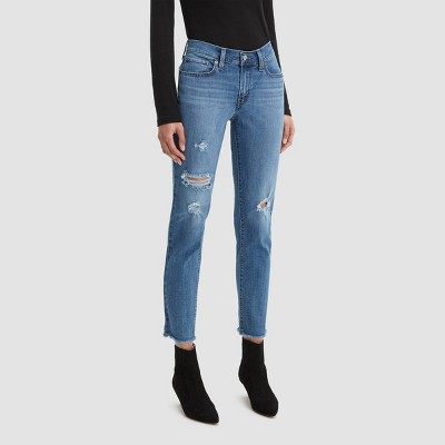 Mid-Rise Boyfriend Cropped Jeans : Target