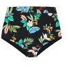 Women's Plus Size Izzy Hi Waist Print Bikini Brief - tropical foliage | CCX - 4 of 4