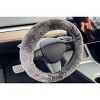 Natural Auto Sheepskin Steering Wheel Cover - 2 of 4