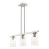 Livex Lighting Cityview 3 - Light Chandelier in  Brushed Nickel - 2 of 4